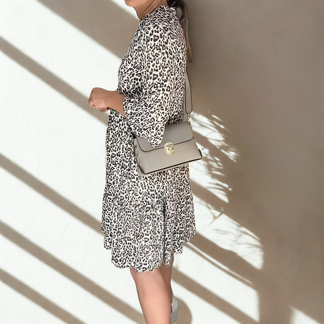 Elena | Zomerjurk met Panterprint