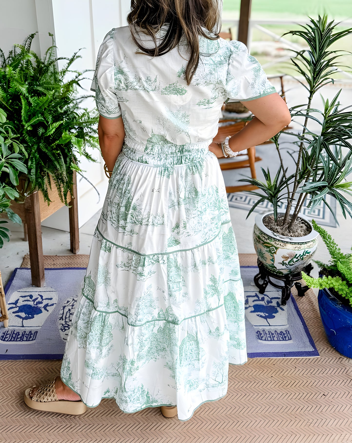 Eliza | Parisienne Bloom Maxi Jurk