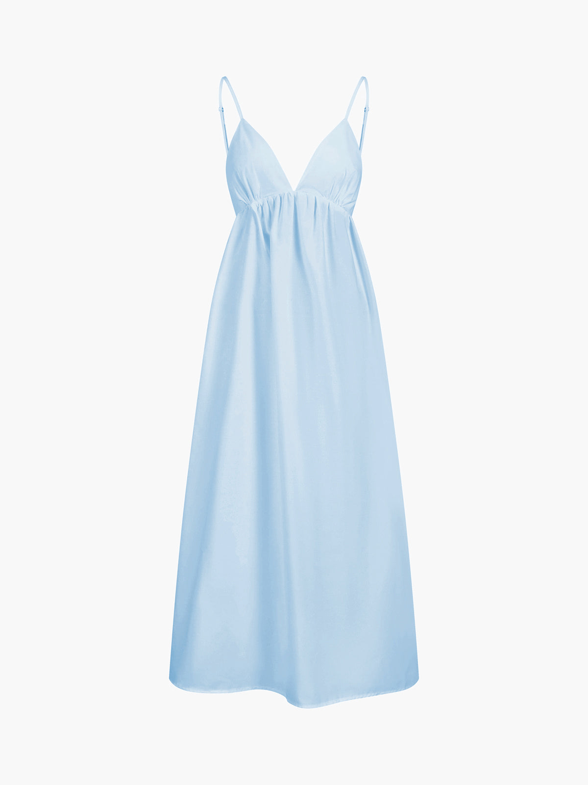 Luchtige zomerse jurk met open rug