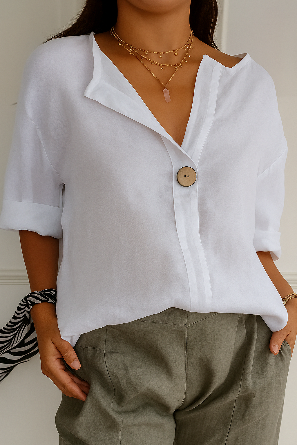 Amora | Linen Breeze Top