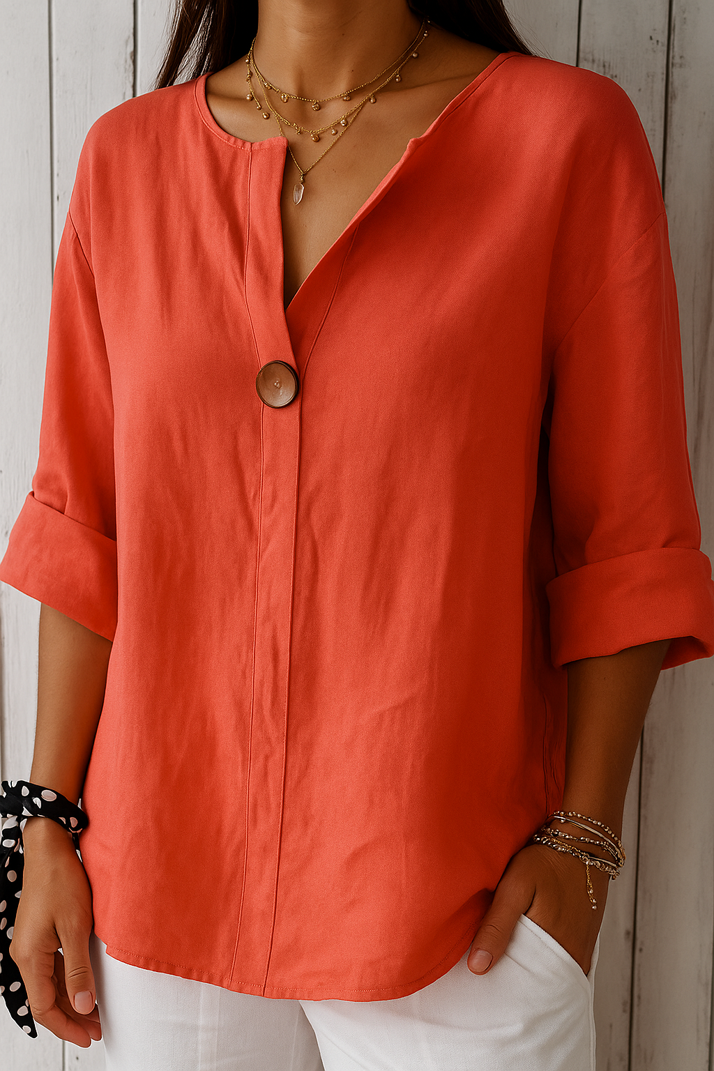 Amora | Linen Breeze Top