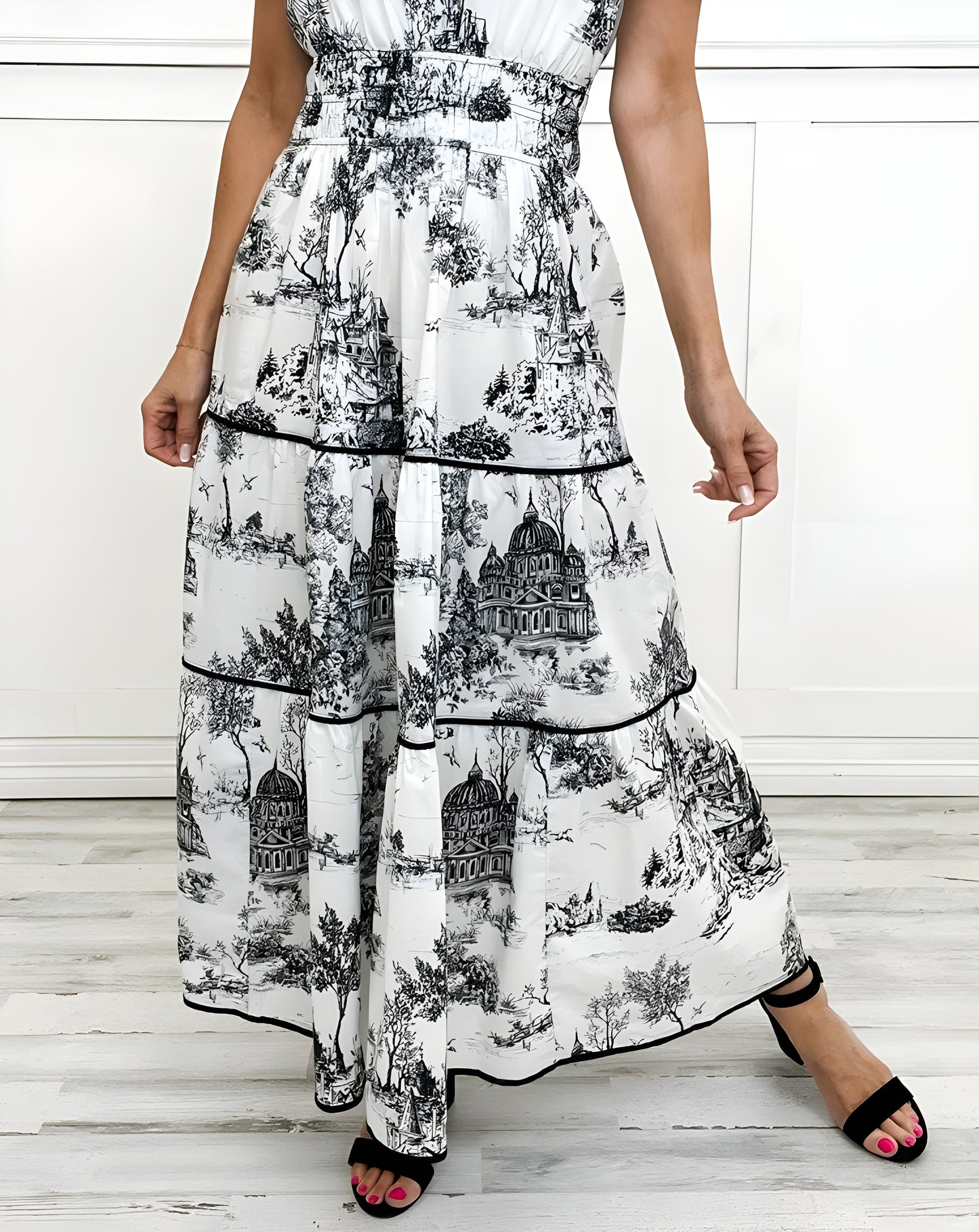 Eliza | Parisienne Bloom Maxi Jurk