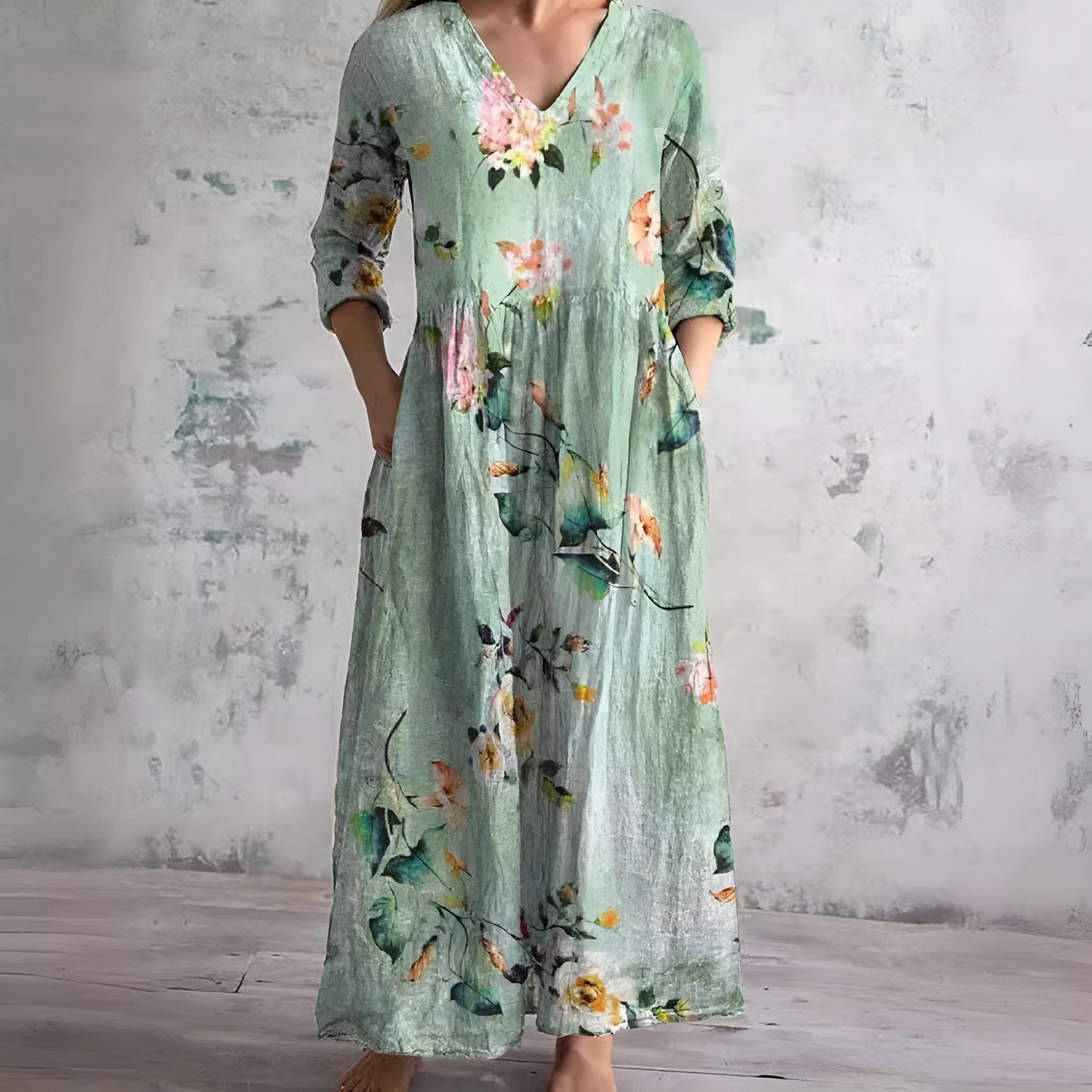 Dearyn | Sela Coastal Floral Jurk