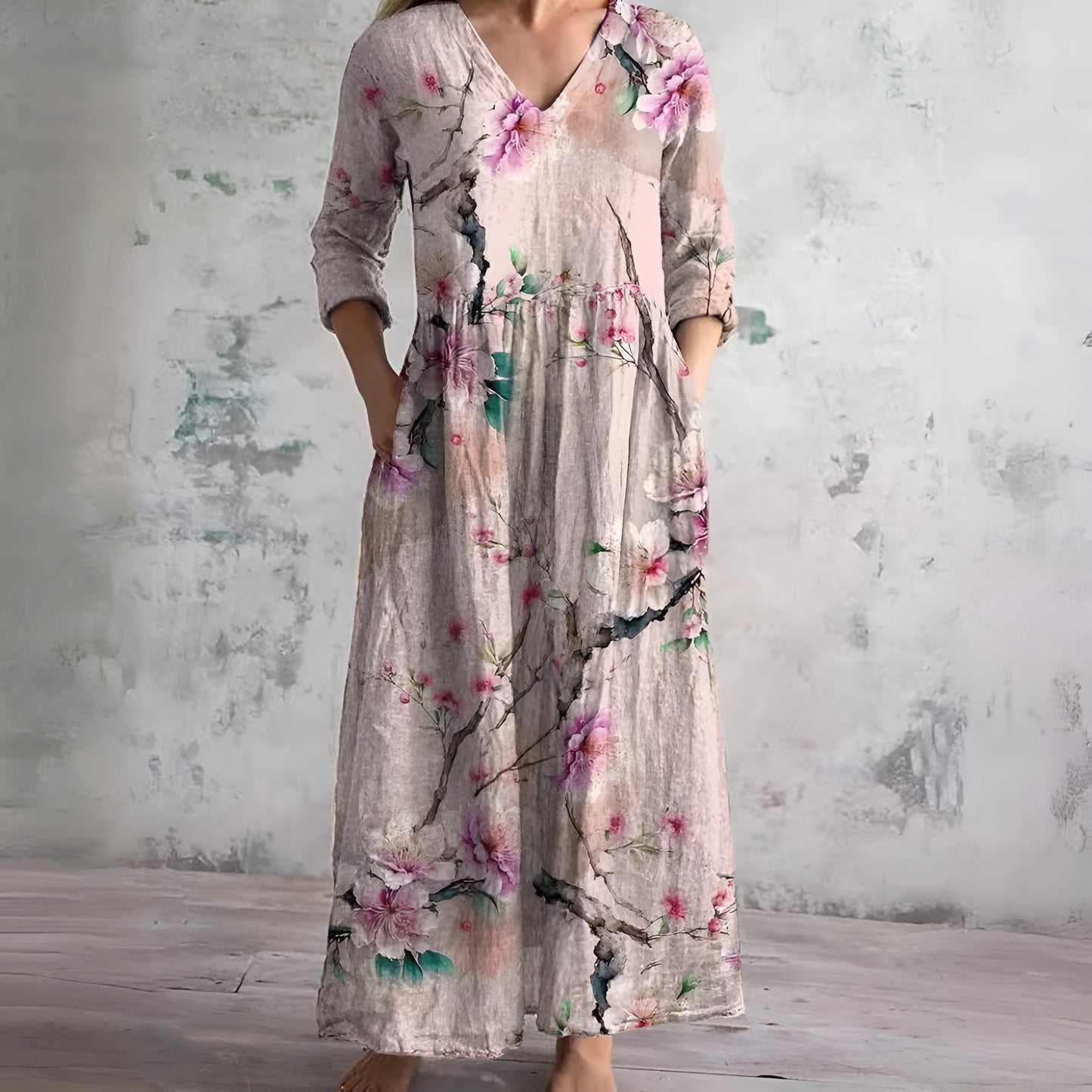 Dearyn | Sela Coastal Floral Jurk