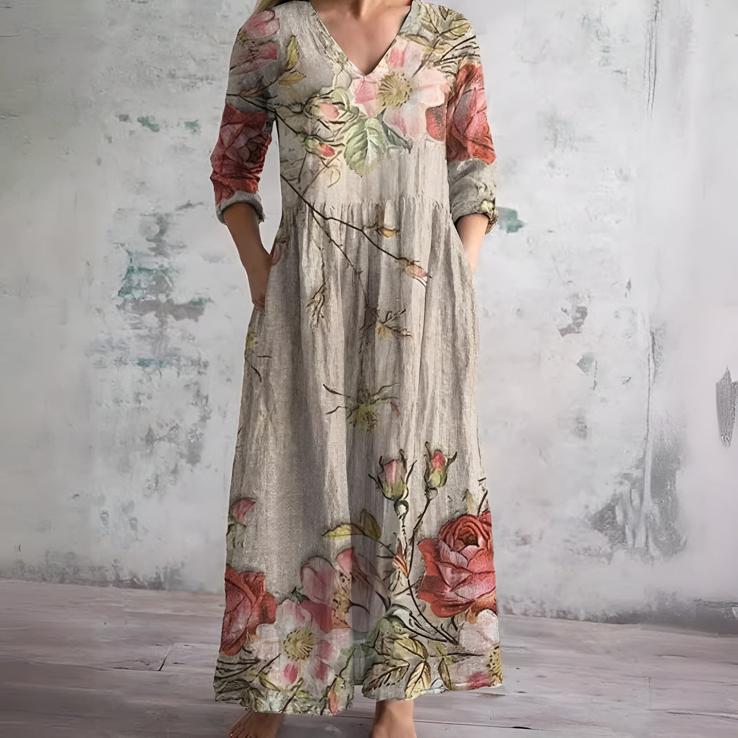 Dearyn | Sela Coastal Floral Jurk