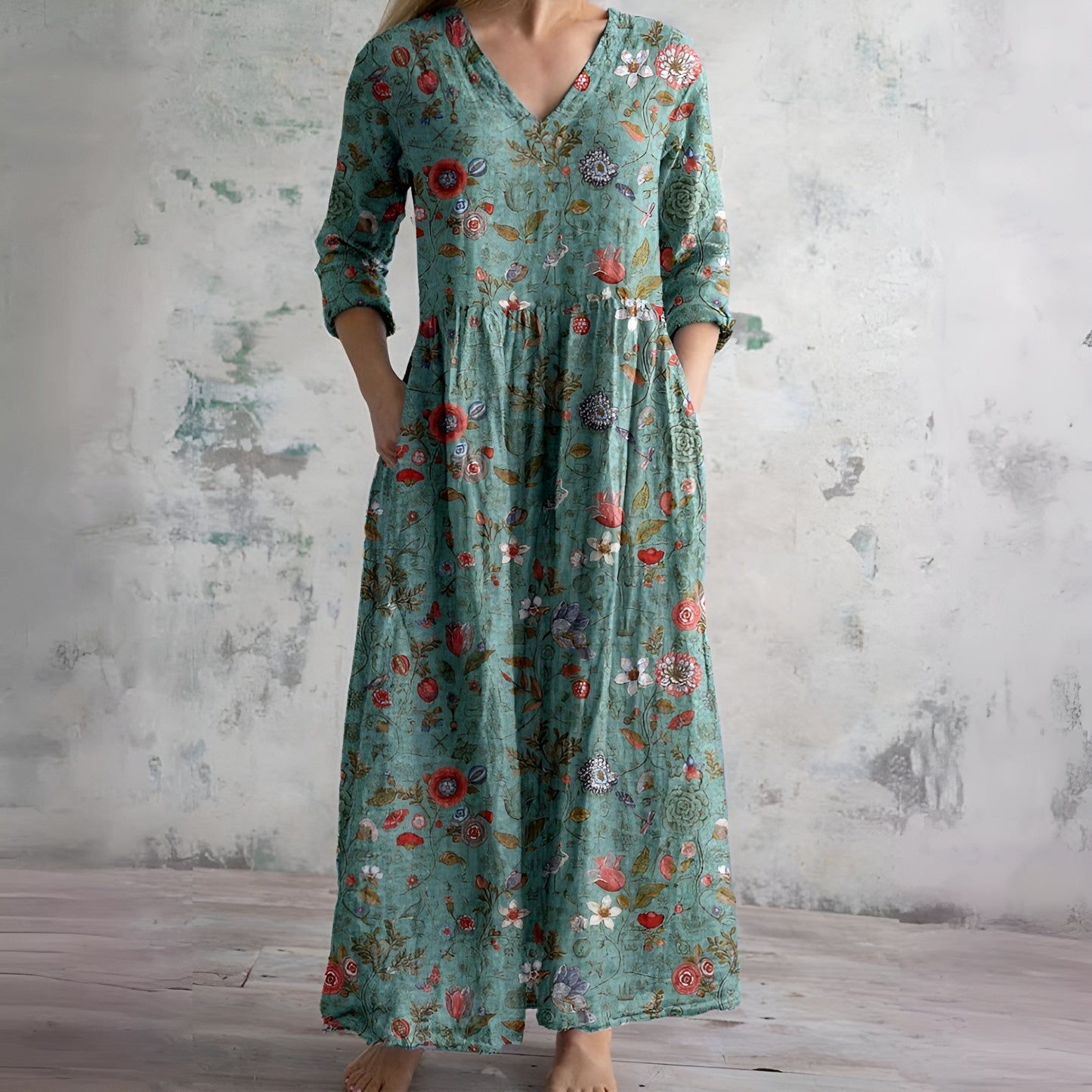 Dearyn | Sela Coastal Floral Jurk