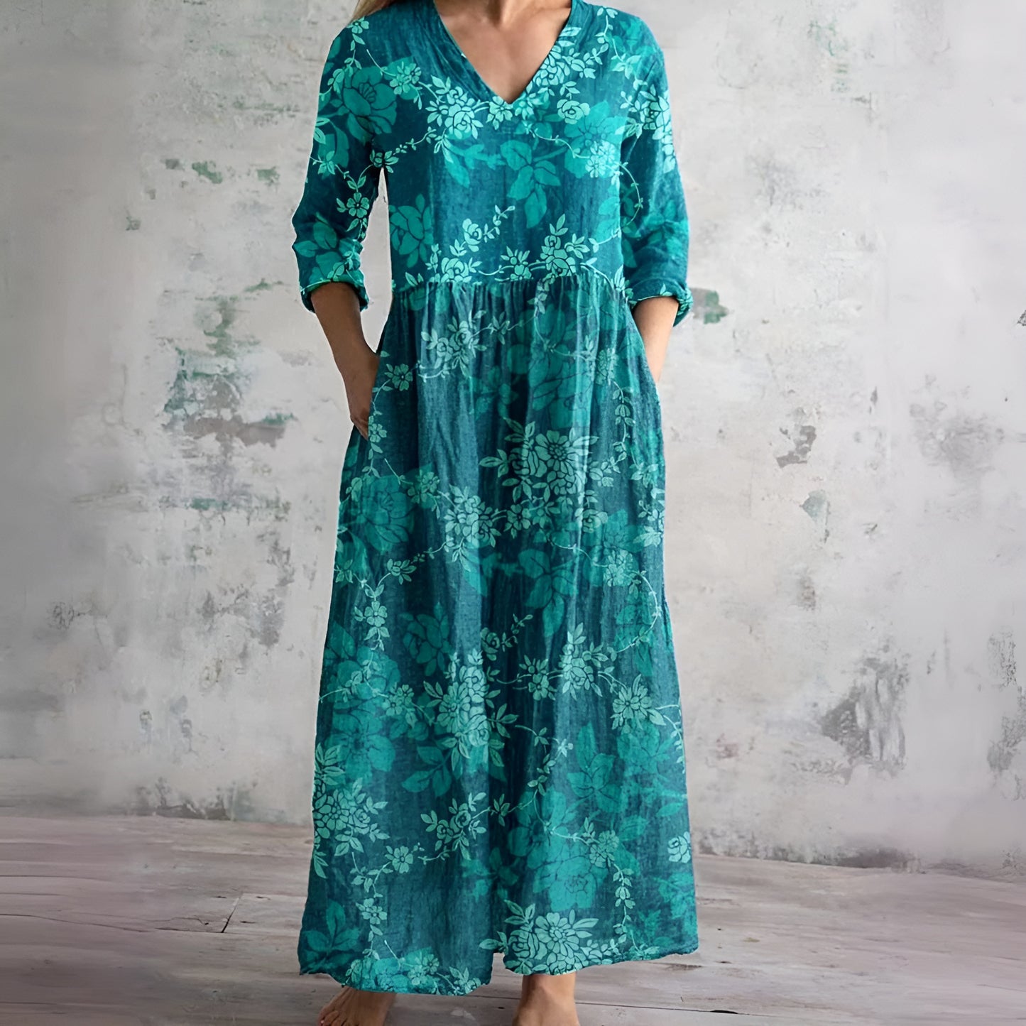Dearyn | Sela Coastal Floral Jurk
