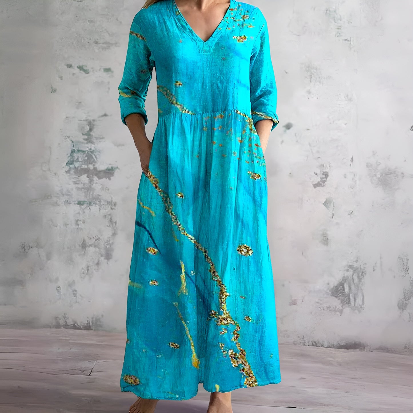 Dearyn | Sela Coastal Floral Jurk