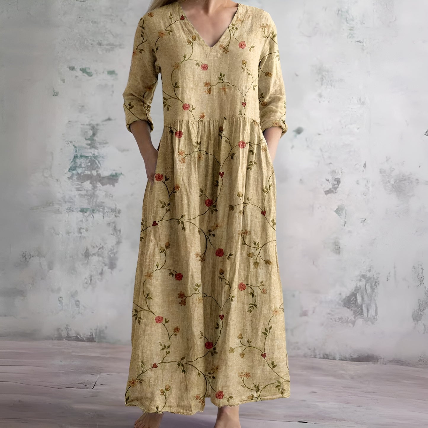 Dearyn | Sela Coastal Floral Jurk