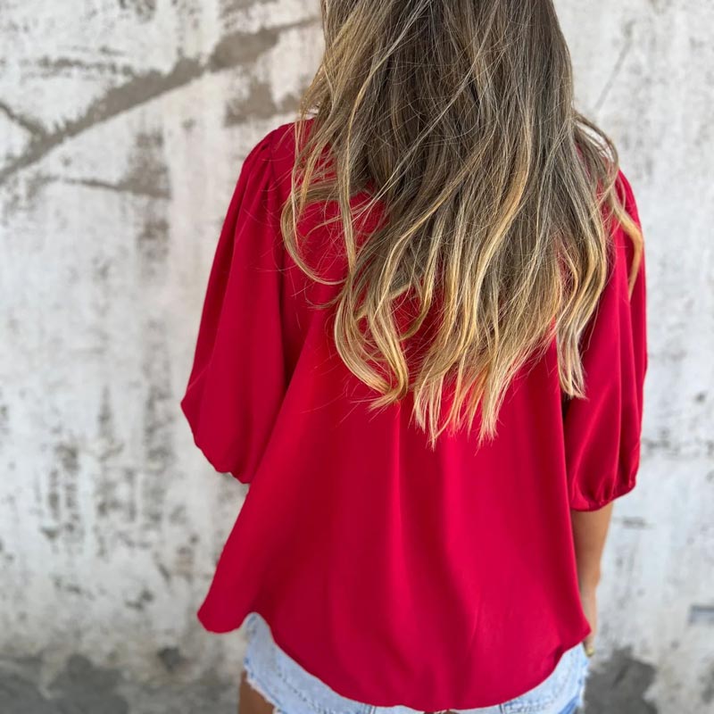 De Chique Ibiza-Style Blouse