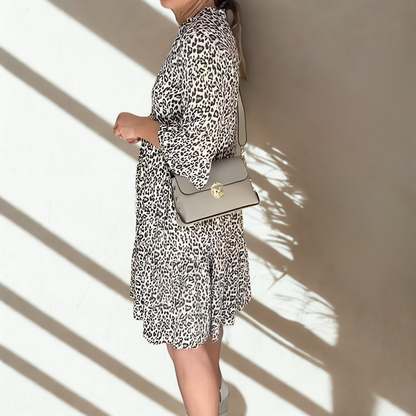 Elena | Zomerjurk met Panterprint
