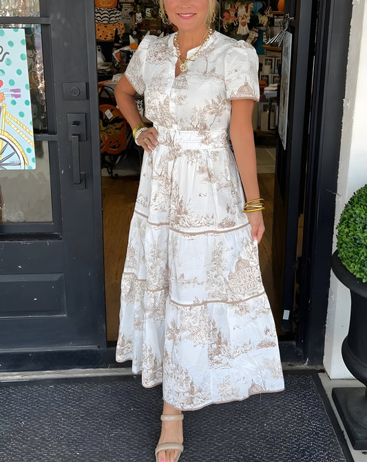 Eliza | Parisienne Bloom Maxi Jurk
