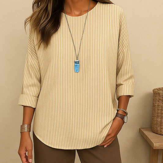 Comfort Chic | Rhea Gestreepte Tuniekblouse